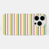 Mooie groene gele strepen Case-Mate iPhone case (Achterkant (horizontaal))