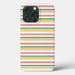 Mooie groene gele strepen Case-Mate iPhone case