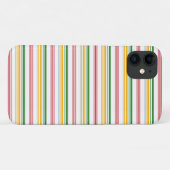 Mooie groene gele strepen Case-Mate iPhone case (Achterkant (horizontaal))