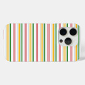 Mooie groene gele strepen Case-Mate iPhone case (Achterkant (horizontaal))