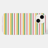 Mooie groene gele strepen Case-Mate iPhone case (Achterkant (horizontaal))
