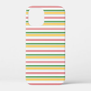 Mooie groene gele strepen Case-Mate iPhone case