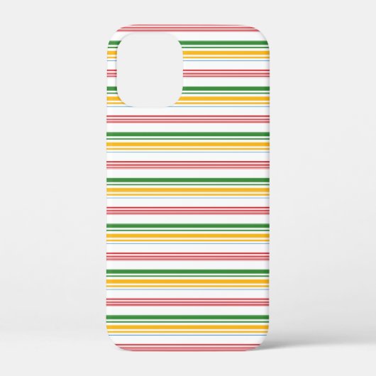 Mooie groene gele strepen Case-Mate iPhone case (Achterkant)