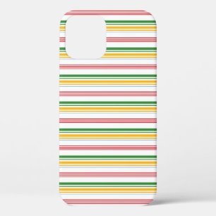 Mooie groene gele strepen Case-Mate iPhone case