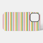 Mooie groene gele strepen iPhone hoesje (Achterkant horizontaal)
