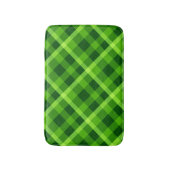 Mooie groene geruite kleine badmat (Voorkant Verticaal)