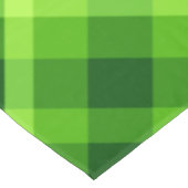 Mooie groene geruite kleine tafelkleed (Gekanteld)