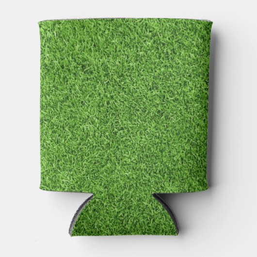 Mooie groene grastextuur vanaf golfbaan blikjeskoeler (Voorkant)