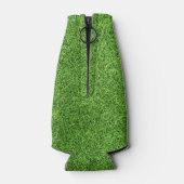 Mooie groene grastextuur vanaf golfbaan flesjeskoeler (Achterkant)