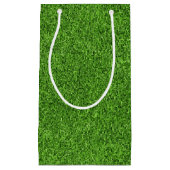 Mooie groene grastextuur vanaf golfbaan klein cadeauzakje (Voorkant)