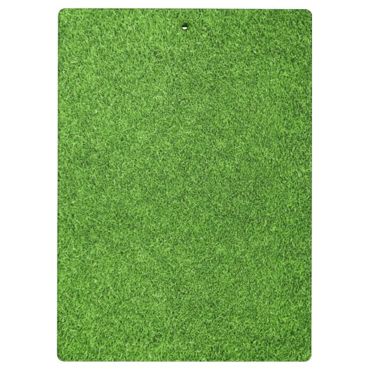 Mooie groene grastextuur vanaf golfbaan klembord (Achterkant)