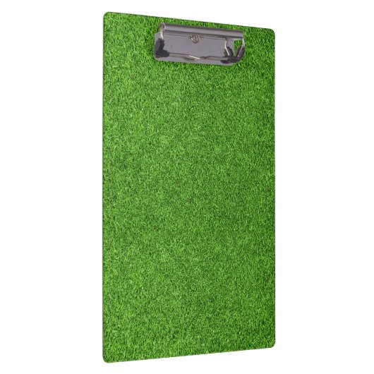 Mooie groene grastextuur vanaf golfbaan klembord (Rechts)