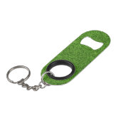 Mooie groene grastextuur vanaf golfbaan sleutelhanger flessenopener (Voorkant Gekanteld)