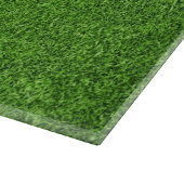 Mooie groene grastextuur vanaf golfbaan snijplank (Hoek)