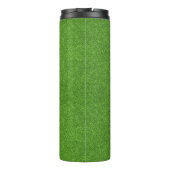 Mooie groene grastextuur vanaf golfbaan thermosbeker (Achterkant)
