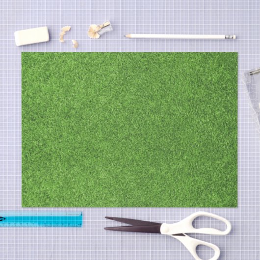 Mooie groene grastextuur vanaf golfbaan tissuepapier (Craft)