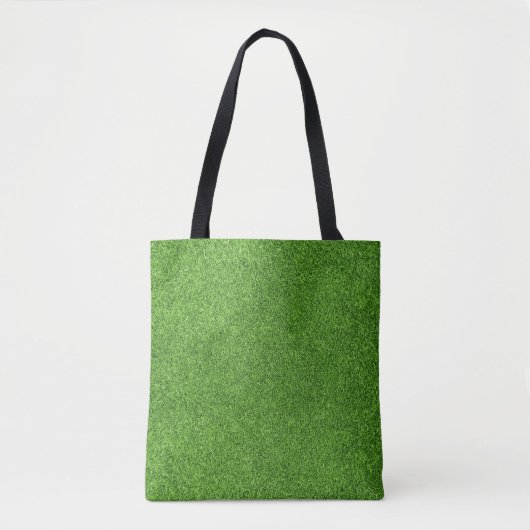 Mooie groene grastextuur vanaf golfbaan tote bag (Voorkant)