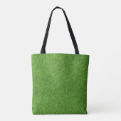 Mooie groene grastextuur vanaf golfbaan tote bag (Achterkant)