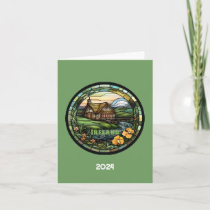 Mooie Groene Ierland Souvenir Bedankkaart