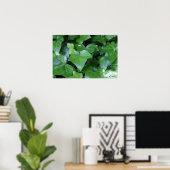 Mooie groene Ivy print (Thuiskantoor)