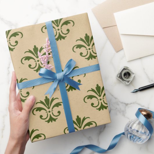 Mooie groene kerst cadeaupapier (Geschenken)
