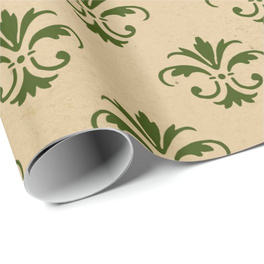 Mooie groene kerst cadeaupapier (Rol Hoek)