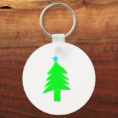 MOOIE groene kerstboom SLEUTELHANGER (Voorkant)