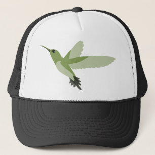 Mooie groene kolibrie trucker pet