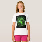 Mooie groene Mandelbrot T-shirt (Voorkant volledig)