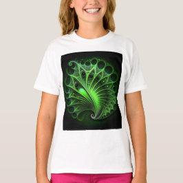 Mooie groene Mandelbrot T-shirt