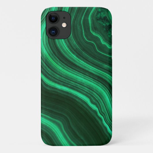 Mooie groene marmeren agaat edelsteen Case-Mate iPhone case (Achterkant)