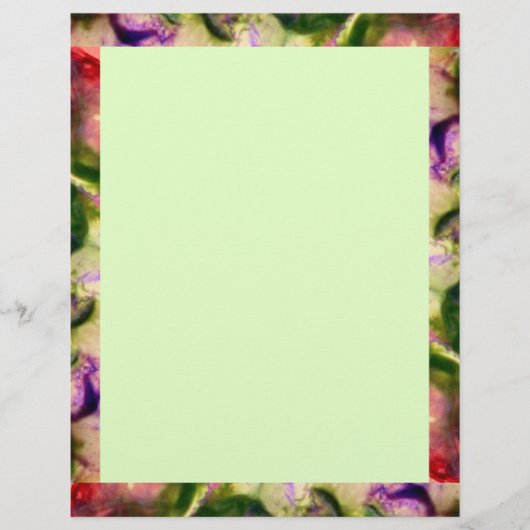 Mooie Groene Paarse Natuur Kunst  (Voorkant)