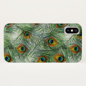 Mooie groene Peacock-doether Case-Mate iPhone Case (Achterkant (horizontaal))