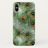 Mooie groene Peacock-doether Case-Mate iPhone Case (Achterkant)