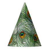 Mooie groene Peacock-doether Feesthoedjes (Links)