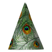 Mooie groene Peacock-doether Feesthoedjes (Rechts)