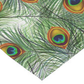 Mooie groene Peacock-doether Korte Tafelloper (Hoek)