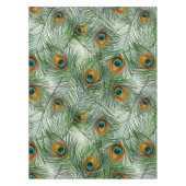 Mooie groene Peacock-doether Tafelkleed (Voorkant)