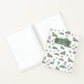 Mooie Groene Recycling Truck Kinderen Voertuig Sch Notitieboek (Binnen)