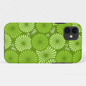 Mooie, groene retro bloemeniPhone 5 Hoesje (Achterkant (horizontaal))