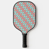 Mooie groene roze baksteen Pro Pickleball Paddle (Voorkant)