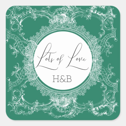 Mooie groene sticker (Voorkant)