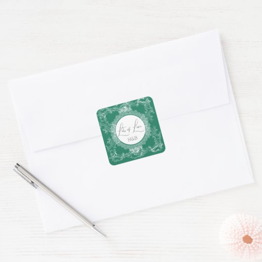 Mooie groene sticker (Envelop)