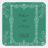 Mooie groene Stickers (Voorkant)