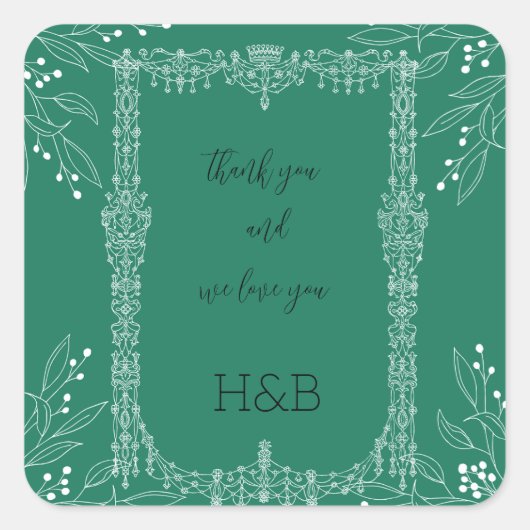 Mooie groene Stickers