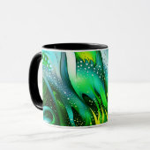 Mooie groene versie van Seafoam Mok (Voorkant links)