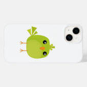 Mooie groene vogel cartoon Case-Mate iPhone case (Achterkant (horizontaal))