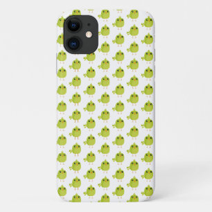 Mooie groene vogel cartoon Case-Mate iPhone case