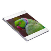 Mooie groene vogel notitieboek (Rechterzijde)