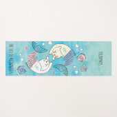 Mooie groene Waterverf Tao van Meowmaids Yogamat (Voorkant (horizontaal))